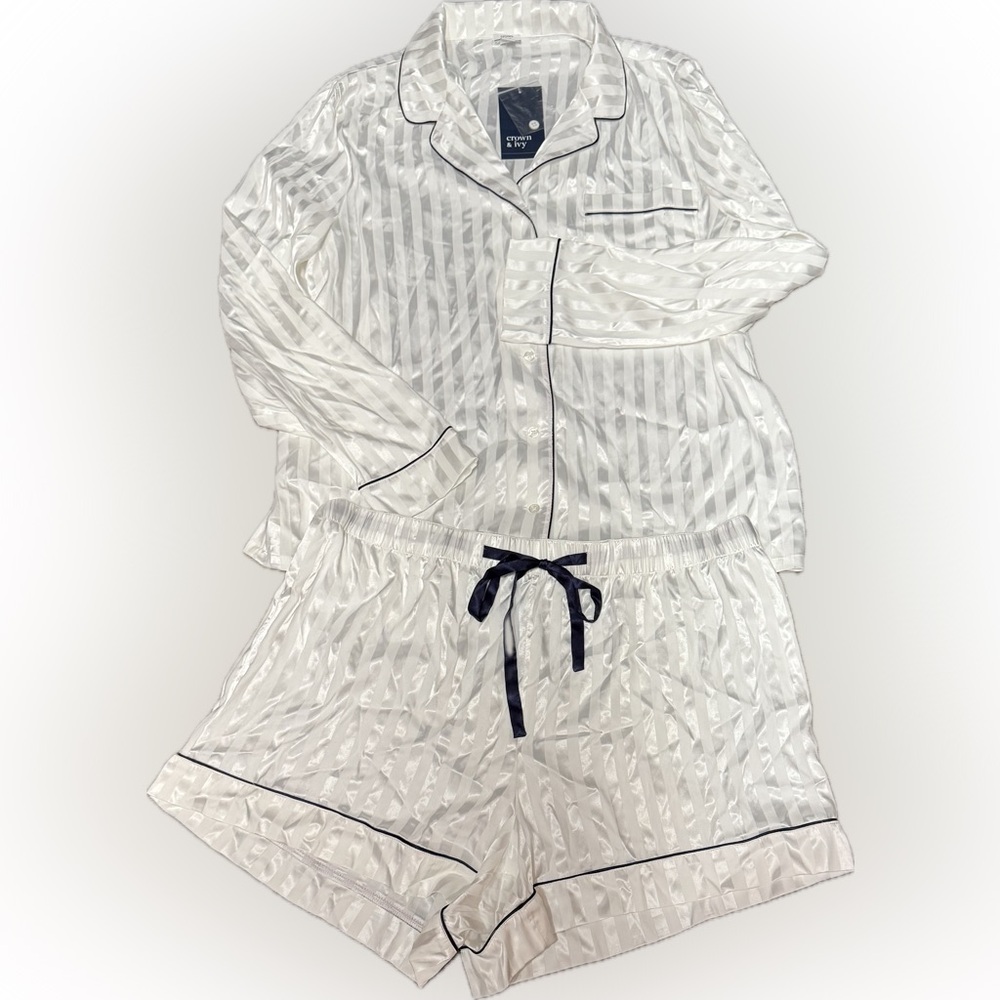 Crown & Ivy Cloud Dancer 2pc Pajama Set | Sz XL | BNWT